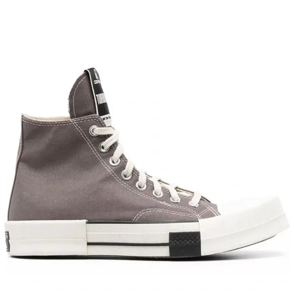 CONVERSE + RICK OWENS DRKSHDW TURBODRK HI SNEAKERS MEN SHOES 7.5 - Picture 6 of 9